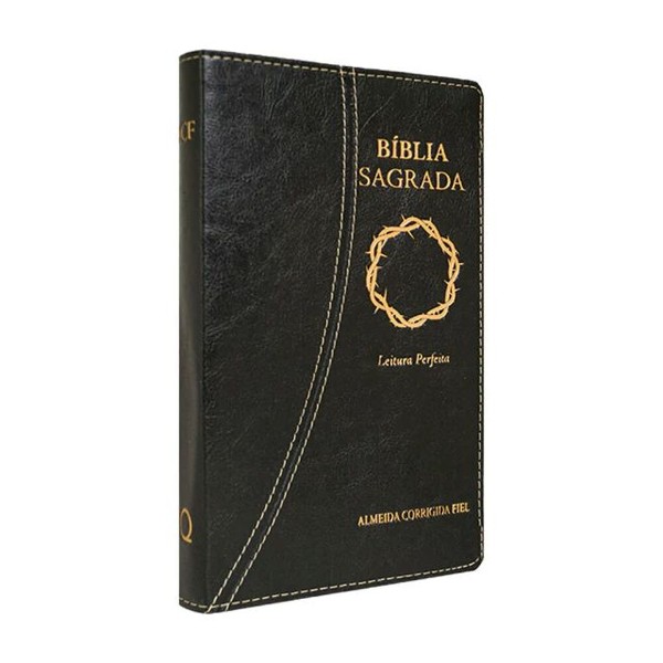 Foto Bíblia ACF Leitura Perfeita Plena | Capa Luxo Preta