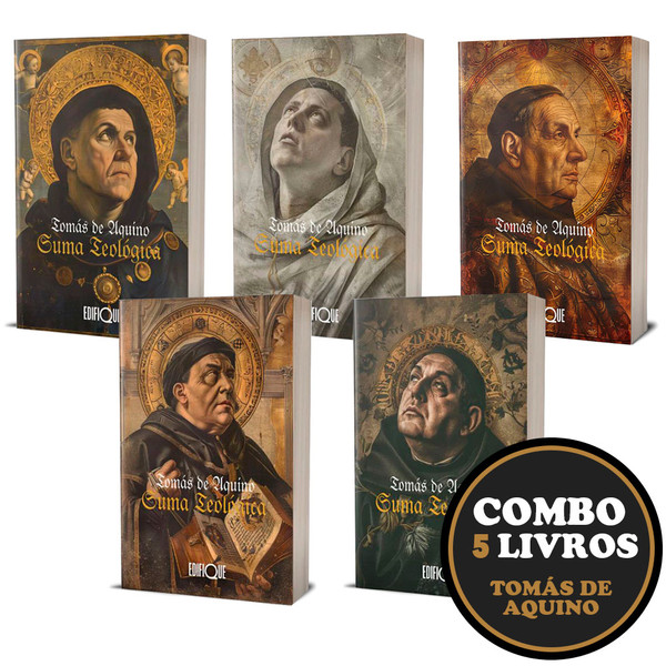 Foto Coleção Suma Teológica Completa 5 Volumes | Tomás de Aquino