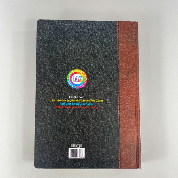 Foto Bíblia de Estudo King James Atualizada | Letra Gigante | Full Collor | Capa Bicolor