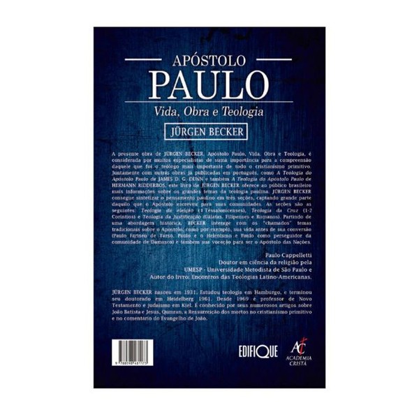 Foto Apóstolo Paulo, Vida, Obra E Teologia | Jürgen Becker
