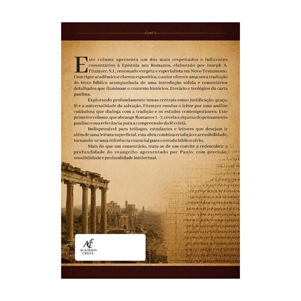 Foto Comentários aos Romanos | Joseph A. Fitzmyer