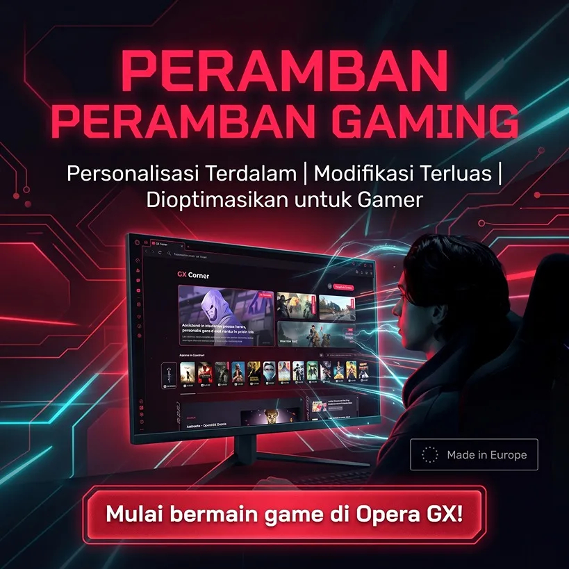 Mulai bermain game di Opera GX!!