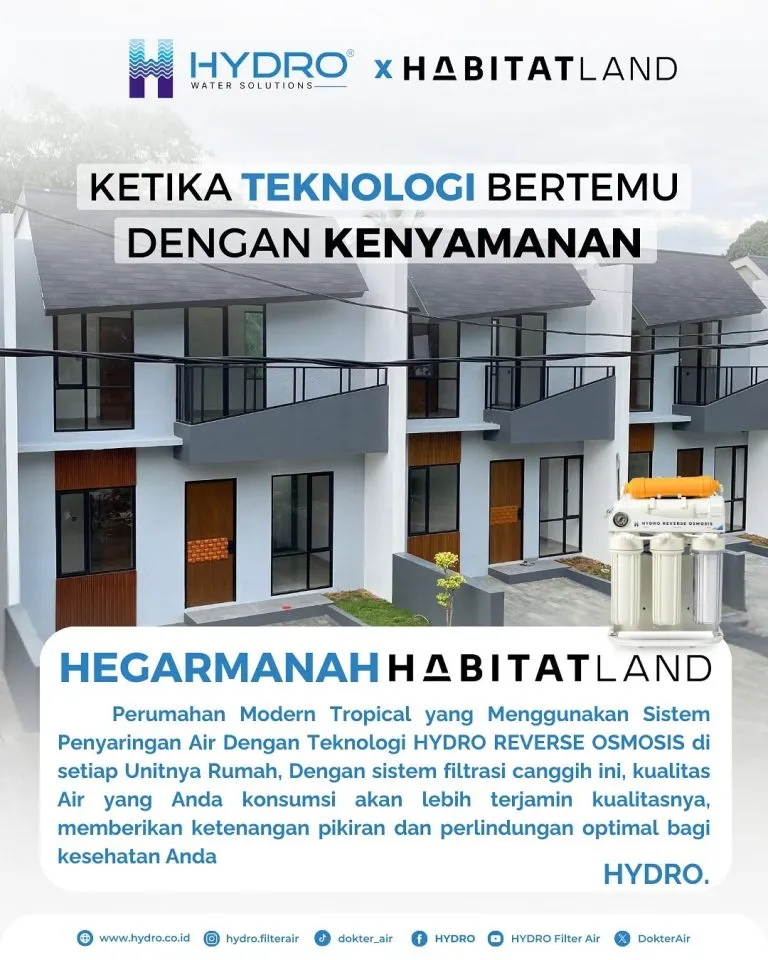 Hegarmanah Habitat - Hunian berbasis Sustainable Living lebih Menyehatkan Penghuninya sekaligus Ramah Lingkungan. Informasi Lengkap klik di sini.