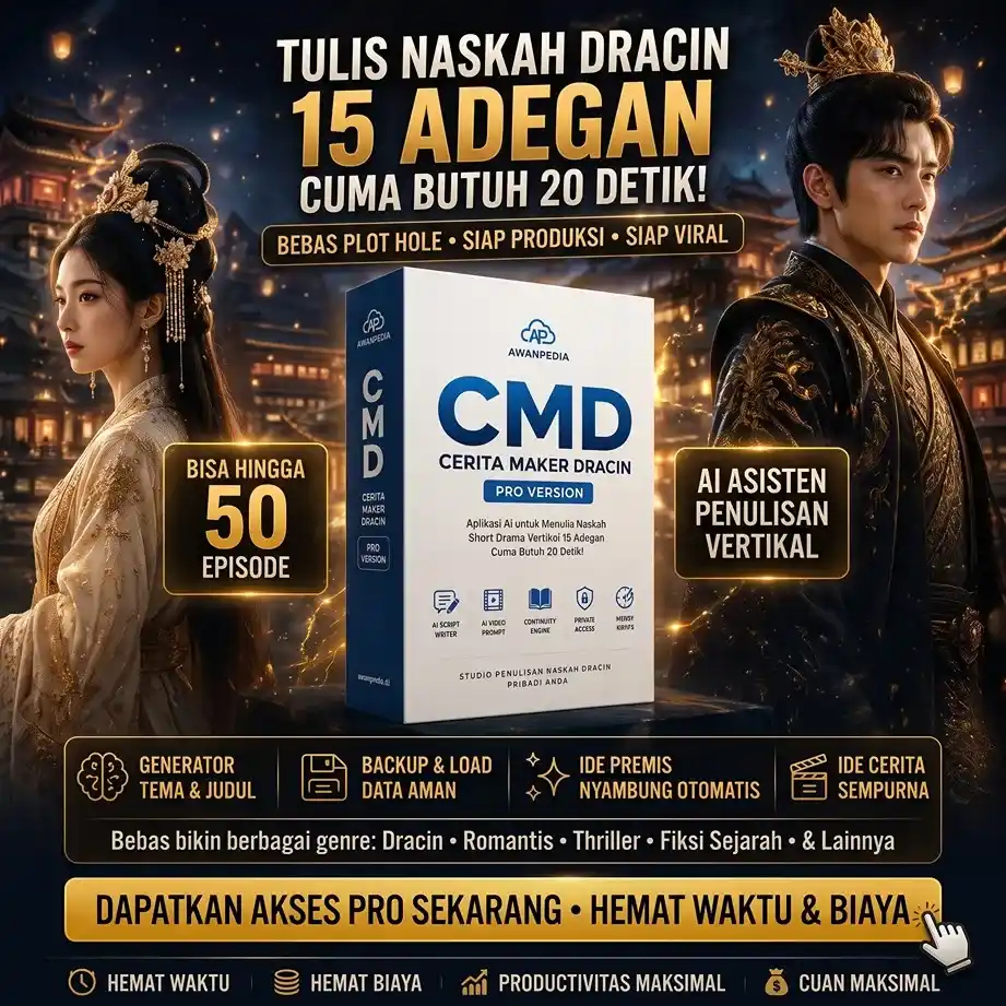 CMD adalah sebuah aplikasi web-based manajemen naskah dan asisten penulisan bertenaga AI