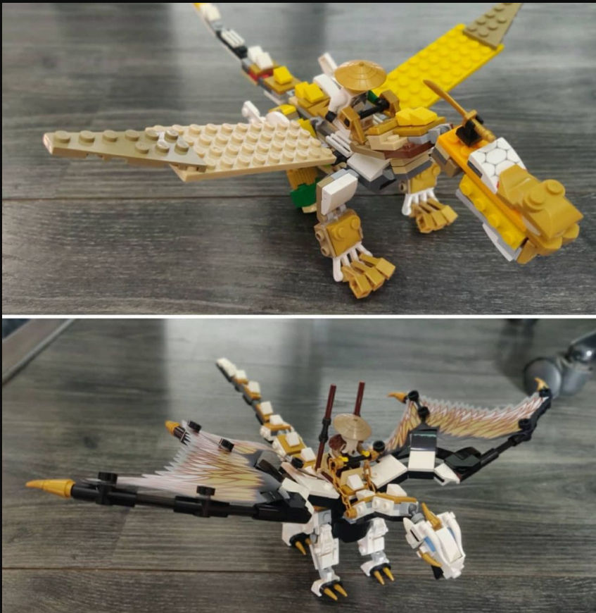 Golden dragon Ninjago replica