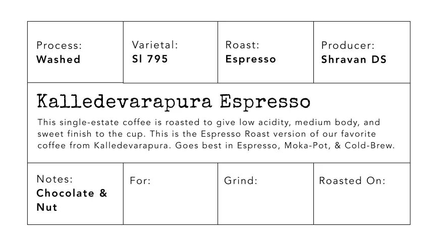 Kalledevarapura Espresso - Image 3