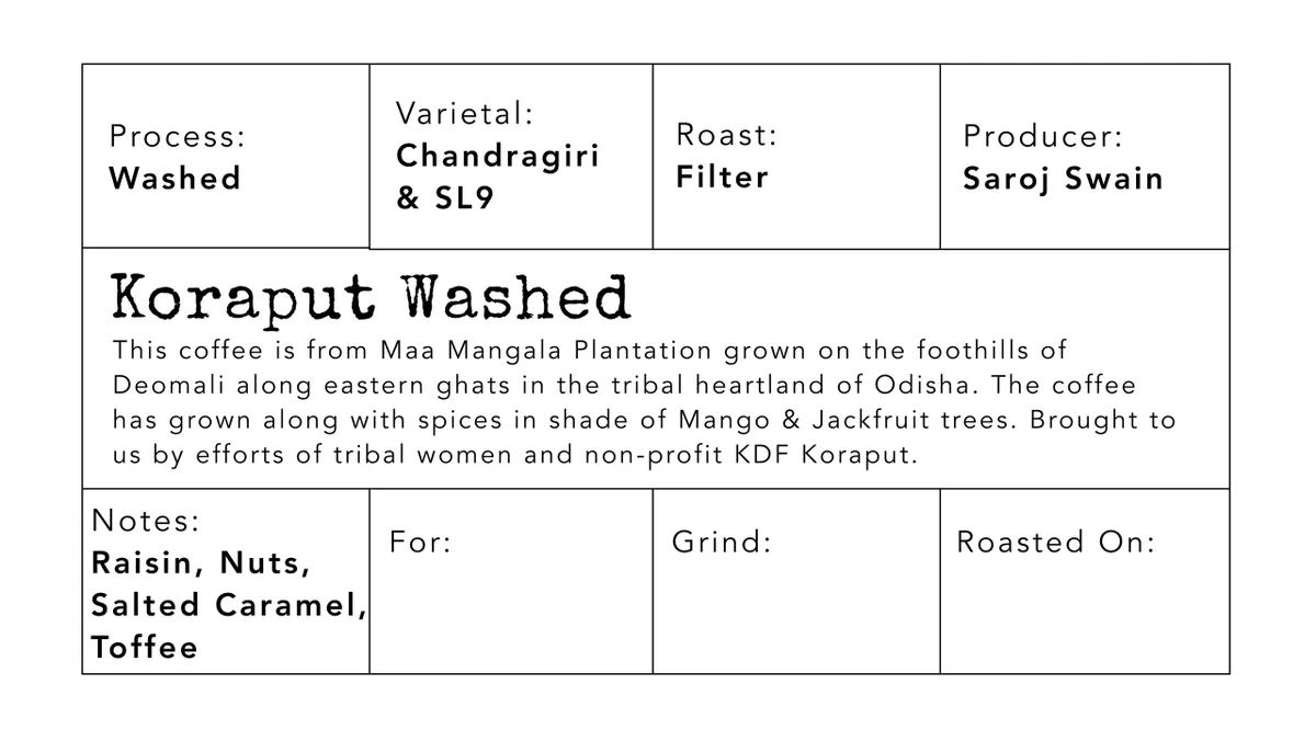 Koraput Washed - Image 2
