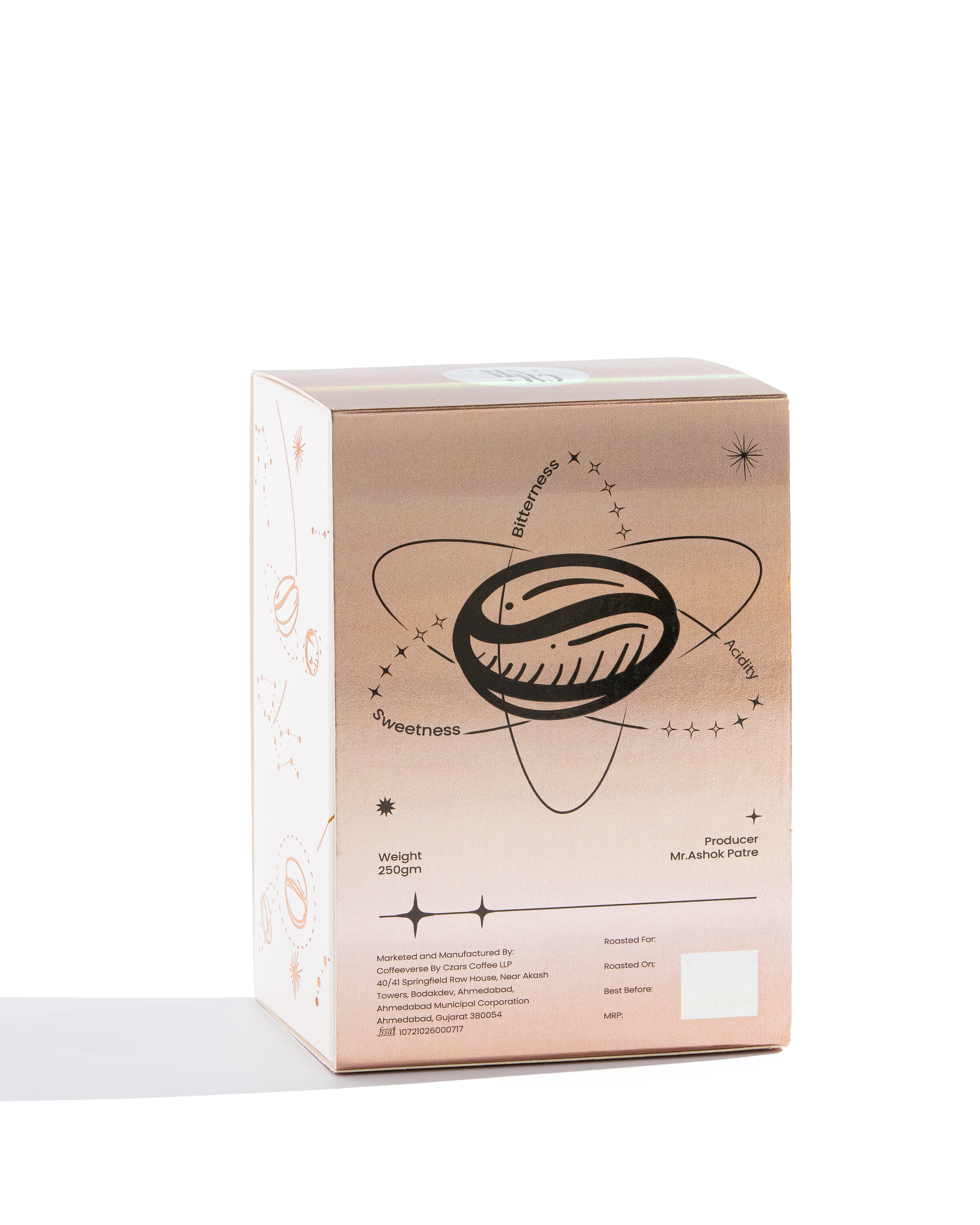 Nitrogen Naturals packaging featuring a unique design representing smoothness and flavor enhancement.