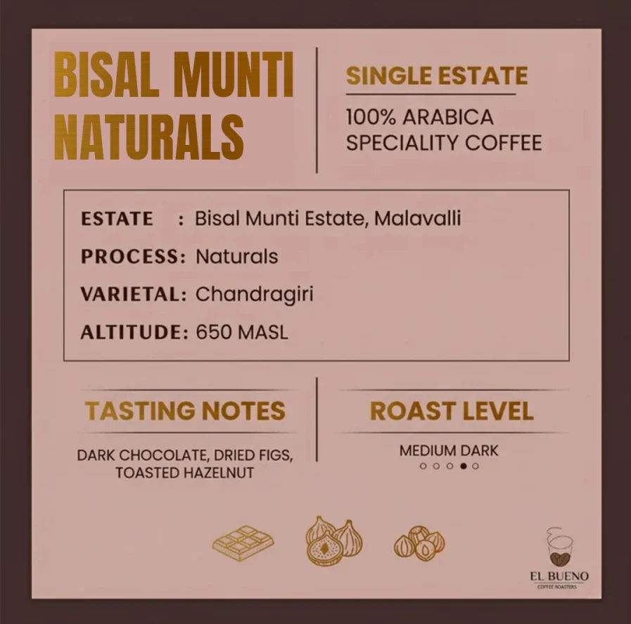 Bisal Munti Naturals by El Bueno Coffee