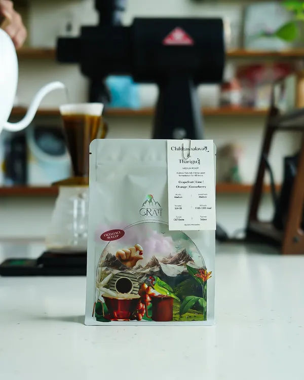 GRAM COFFEE ROASTERS Chikkashalavara & Tharigudde Arabica Naturals Intenso Coffee Price in India - Buy GRAM COFFEE ROASTERS Chikkashalavara & Tharigudde Arabica Naturals Intenso Coffee online at https://gramcoffeeroasters.co.in by Gram Coffee Roasters