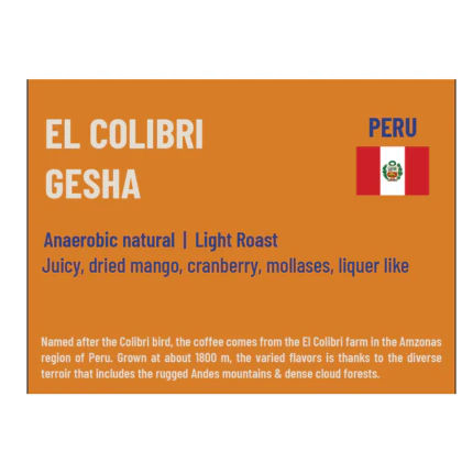 El Colibri Gesha (100gm) - Image 2