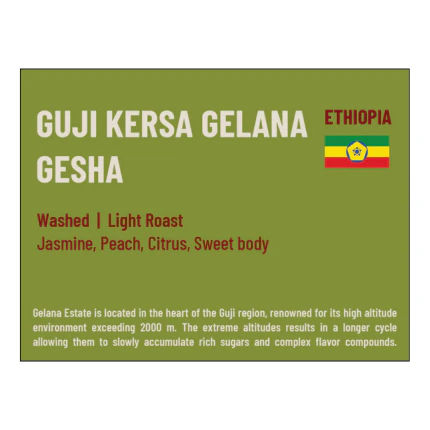 Guji Kersa Gelana Gesha (100gm) - Image 2