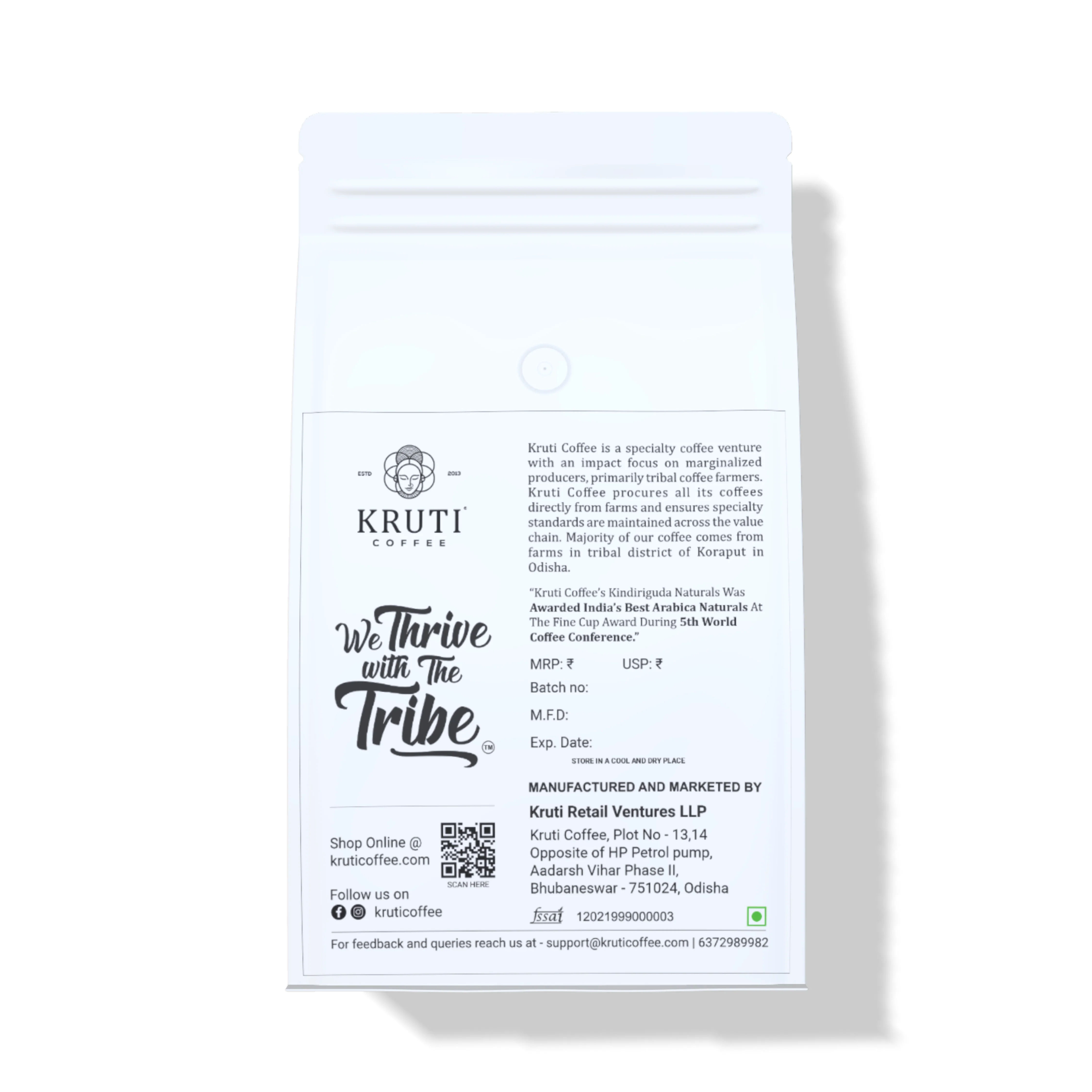 Bhubaneswar Blend Trial Pack | Signature Blend | 100 G Whole Beans - Image 2