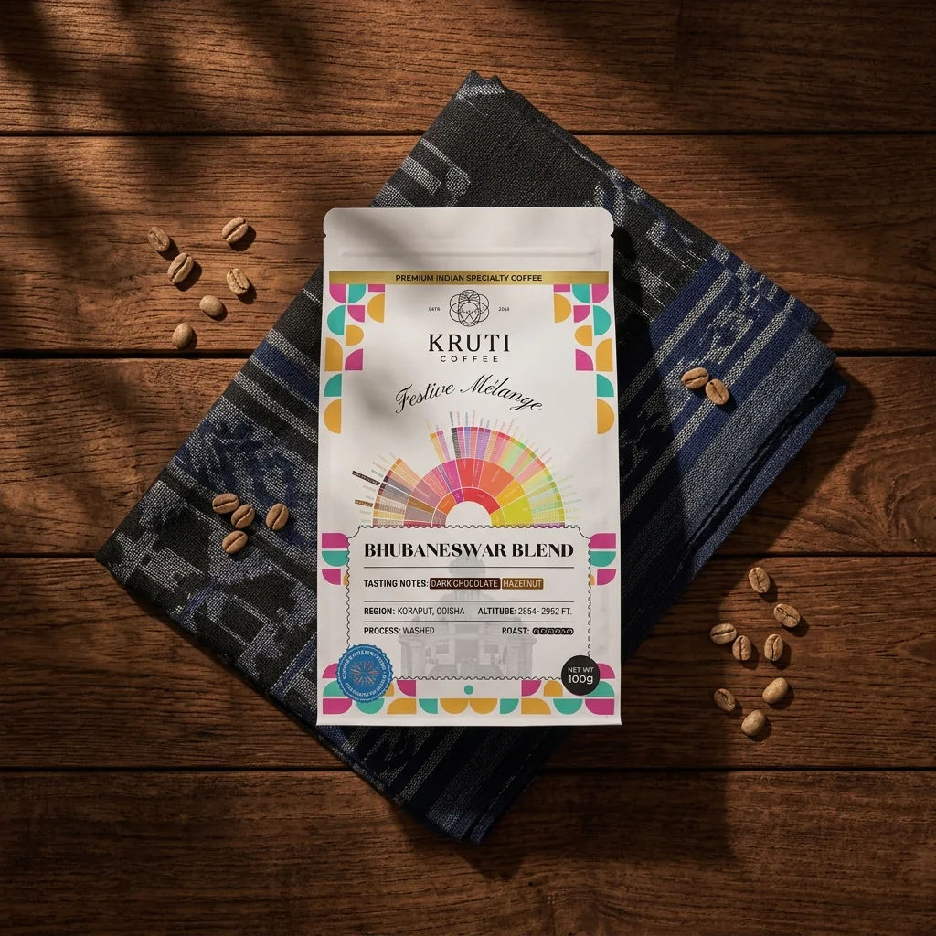 Bhubaneswar Blend Trial Pack | Signature Blend | 100 G Whole Beans - Image 4