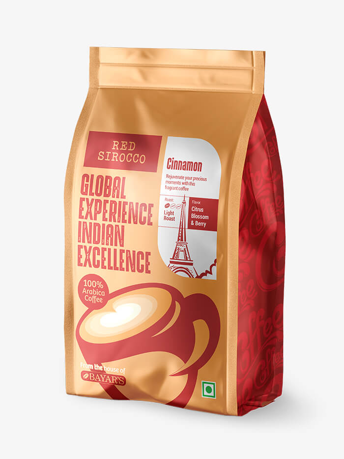 Red Sirocco Coffee Cinnamon side 2