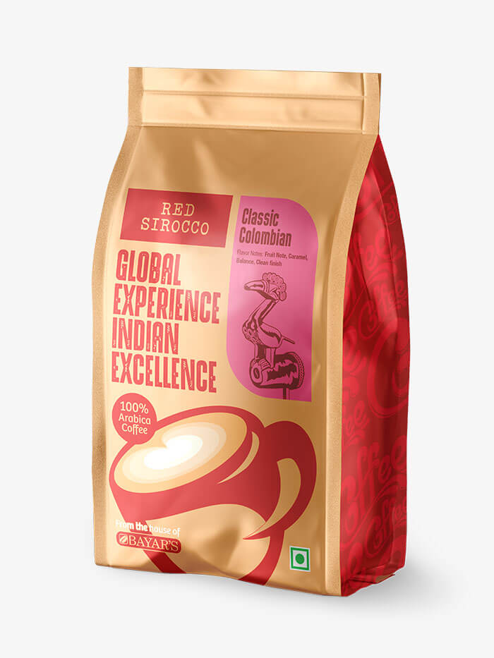 Red Sirocco Classic Colombian Coffee Side 2