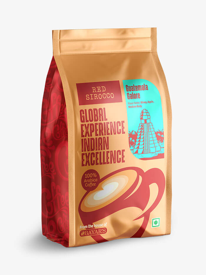 Red Sirocco Guatemala Galore Coffee side 1