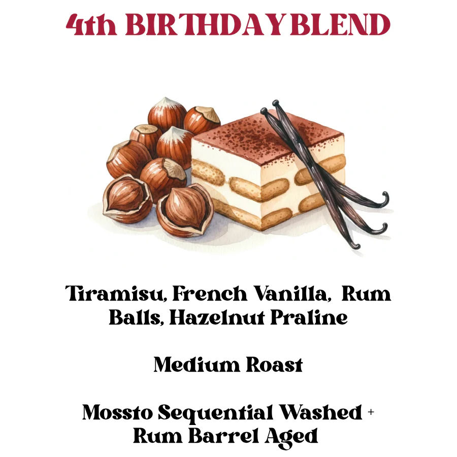 4th Birthday Blend by Rossette Coffee