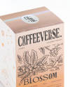 Blossom Naturals coffee packaging showcasing anaerobic processed Arabica beans.