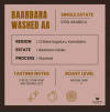 Baarbara Washed AA — medium dark roast roast Arabica coffee from Karnataka