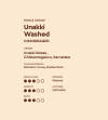 Unakki Washed — medium-light roast Arabica coffee from Chikmagalur
