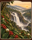 Illustrated plate for the Koraput coffee region