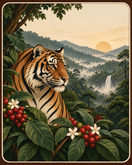 Illustrated plate for the Wayanad coffee region