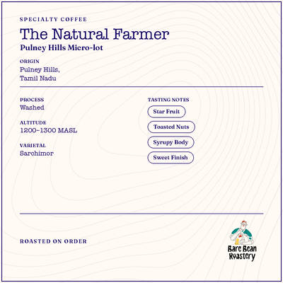 The Natural Farmer – Washed Arabica by Bare Bean Roastery