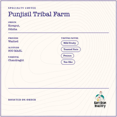 Punjisil Tribal Farm – Washed Arabica by Bare Bean Roastery