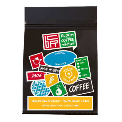 Venkids Valley Estate - Yellow Honey - Coorg - Light Roast by Bloom Coffee Roasters