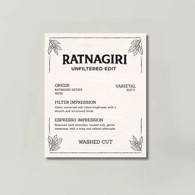 Ratnagiri Washed Cut by Broot Coffee