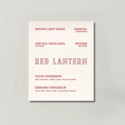 Red Lantern by Broot Coffee