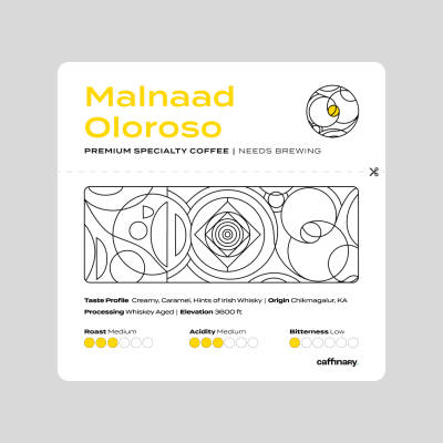 Malnaad Oloroso - Roasted on 09/10 by Caffinary