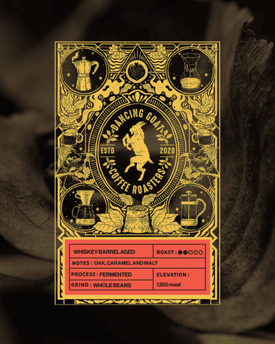 Whiskey Barrel Aged by Dancing Goat Coffee