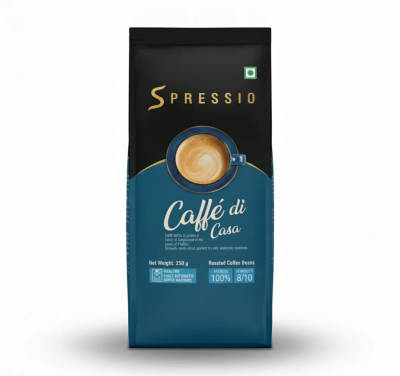 Spressio Caffè Di Casa Dark Roast Coffee Beans, 100% Arabica by Drum Coffee Roasters