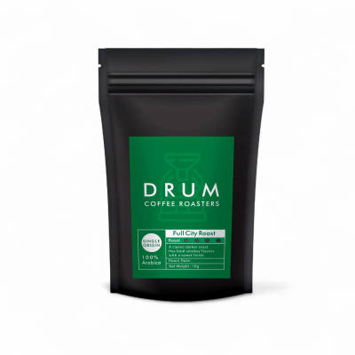 Full City Roast – Medium Dark Roast Arabica Coffee Beans by Drum Coffee Roasters