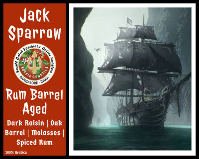 Jack Sparrow - Rum Barrel Aged Coffee by Genetics Coffee
