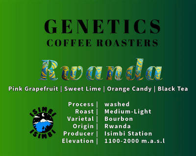 Rwanda - Isimbi Washed by Genetics Coffee
