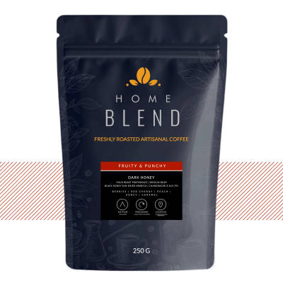 Dark Honey - Light to Medium Roast by Home Blend Coffee Roasters