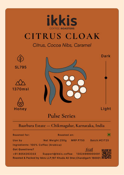 Citrus Cloak by Ikkis Coffee Roasters