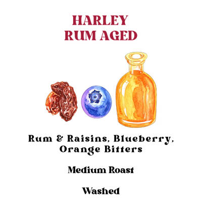 Harley Rum Aged (SCA 87+) by Rossette Coffee