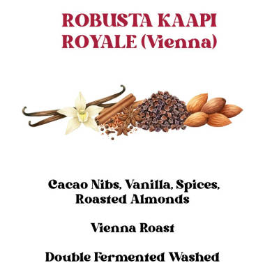 Robusta Kaapi Royale (Vienna) by Rossette Coffee
