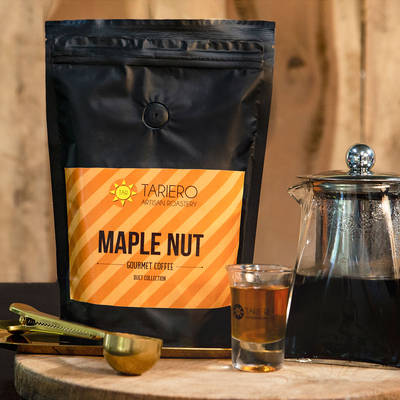 Maple Nut Arabica Flavoured Coffee Beans Online in India by Tariero Artisan Roastery