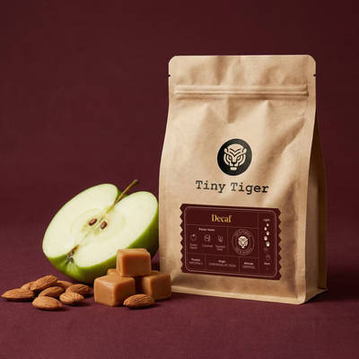 Decaffeinated Toasted Almond by Tiny Tiger Coffee