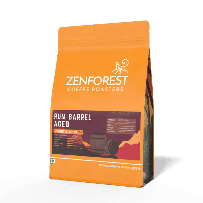 Rum Barrel Aged Coffee by Zenforest Coffee Roasters