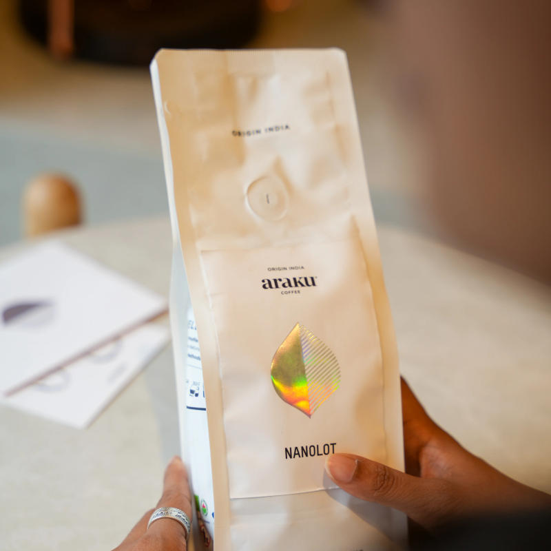 Nanolot : Pomegranate & Chocolate Praline, Natural Process — Light Roast roast coffee from Araku Valley