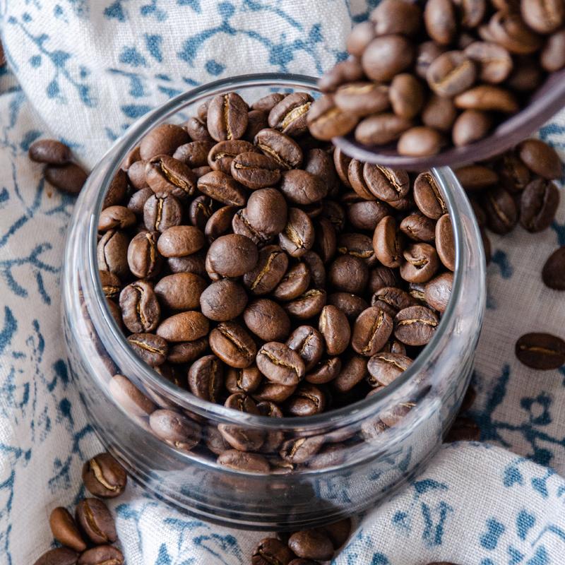 Blend Akasha/ ಬ್ಲೆಂಡ್ ಆಕಾಶ/ ब्लेंड आकाश — medium_dark roast Blend coffee from Bababudangiri