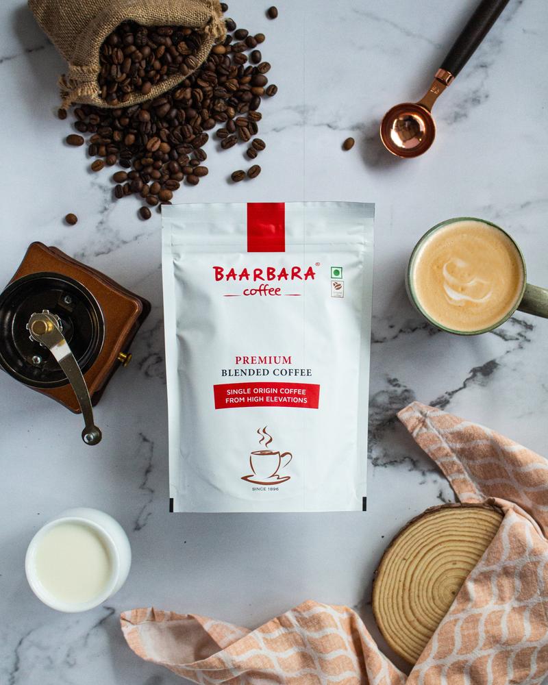 Baarbara Coffee Premium Blended Filter Coffee Powder + Giri's Legacy Premium Filter Coffee Powder - the Ultimate Filter Coffee Duo — medium_dark roast Arabica + Chicory coffee from Bababudangiri