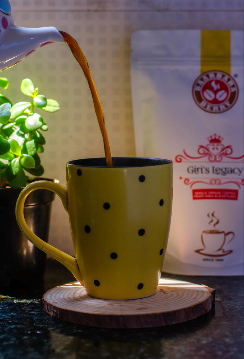 Baarbara Coffee Premium Blended Filter Coffee Powder + Giri's Legacy Premium Filter Coffee Powder - the Ultimate Filter Coffee Duo — medium_dark roast Arabica + Chicory coffee from Bababudangiri