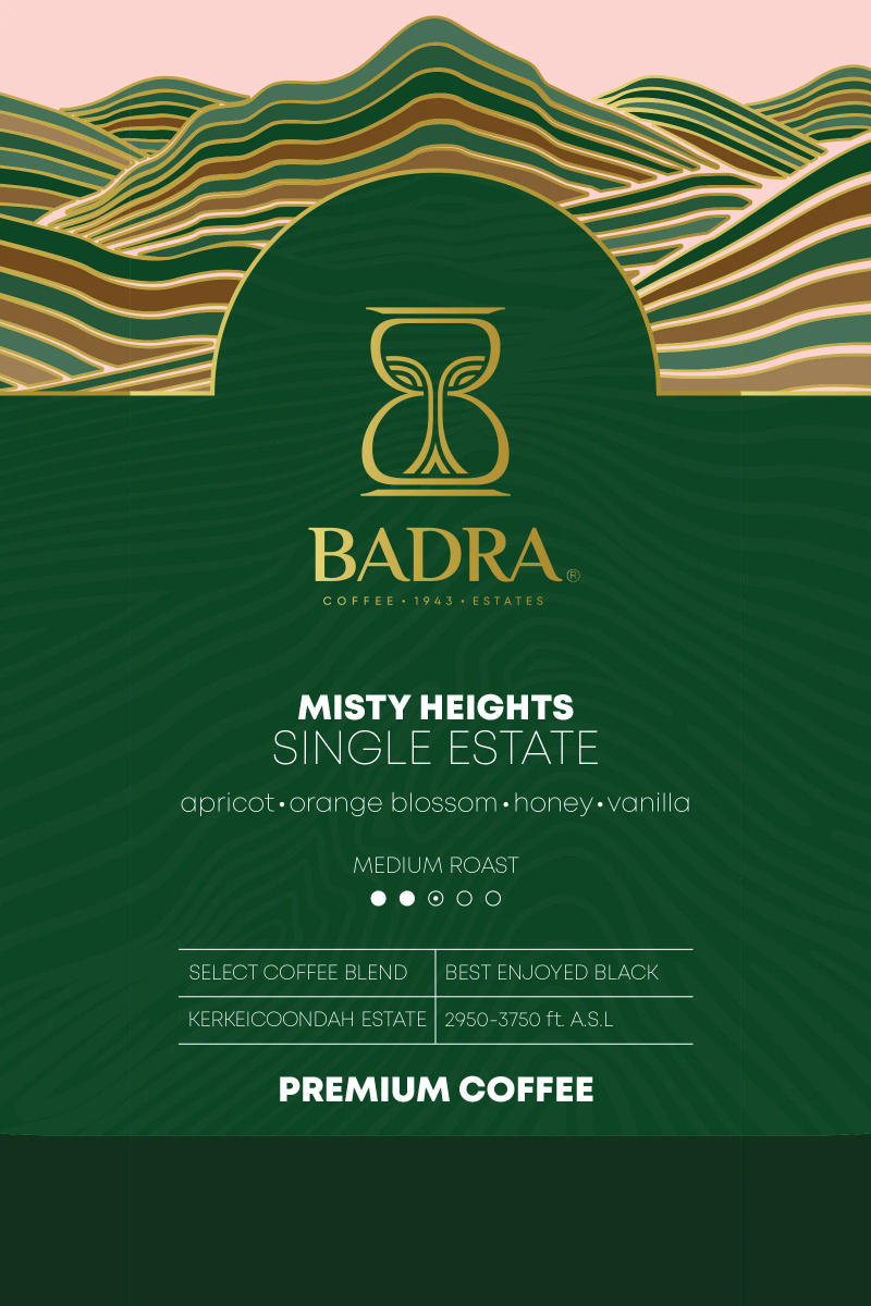 Misty Heights — Medium roast Blend coffee from Chikmagalur